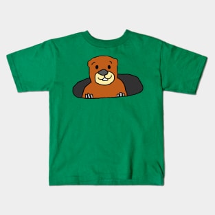 Gopher Cartoon Kids T-Shirt